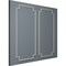 Ekena Millwork 31-in. W x 62-in. H Sellek Panel Moulding Kit Double Panel PMLKSK31X62B - alternate 9